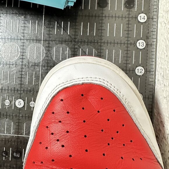 Nike Dunk Low Championship Men Size 11 DD1391-600 Red White Athletic Shoes - Picture 11 of 11